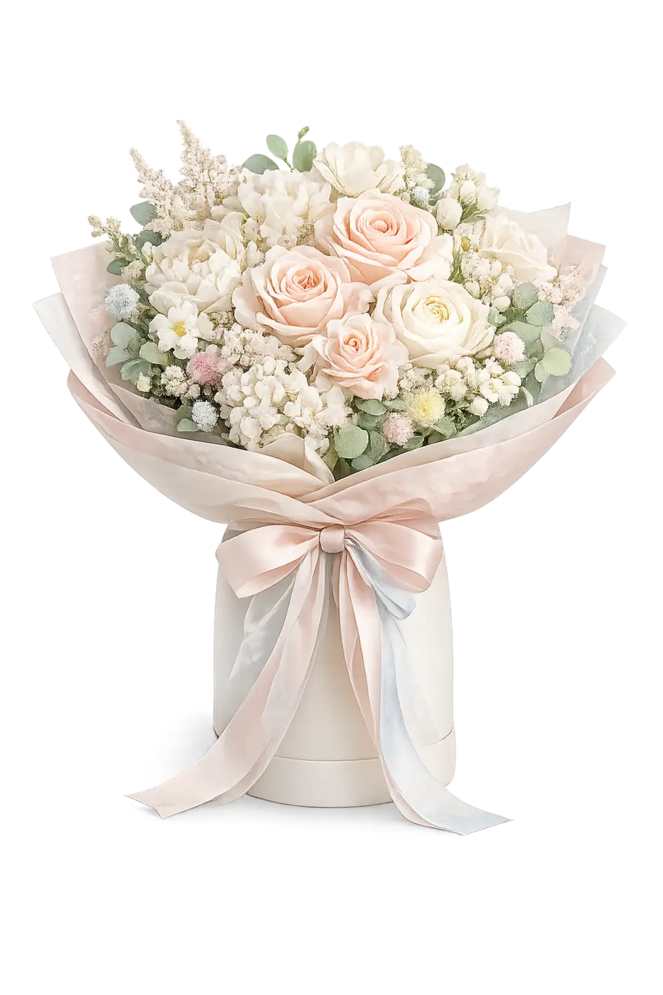 Цветы в коробках