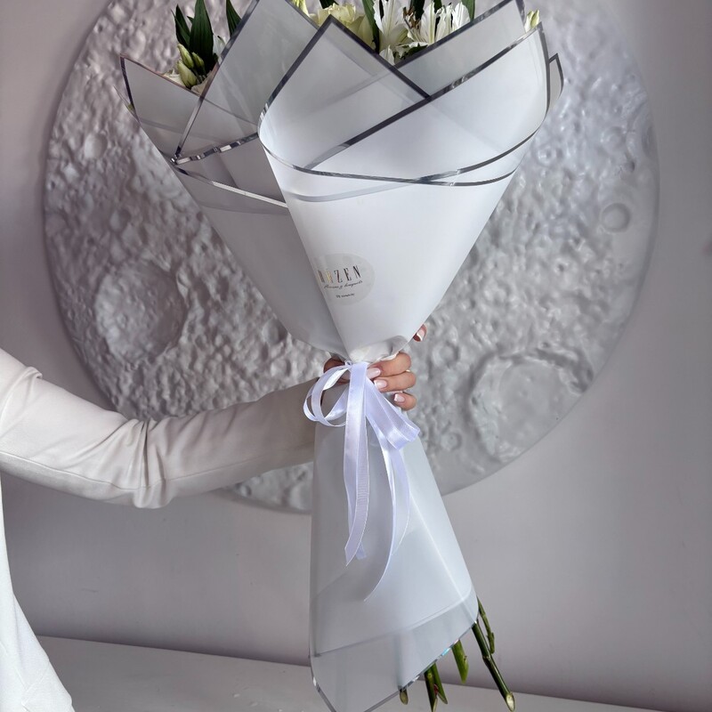 Букет с эустомой