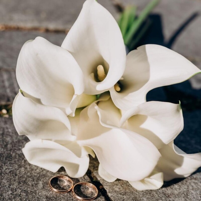 Букет невесты из калл