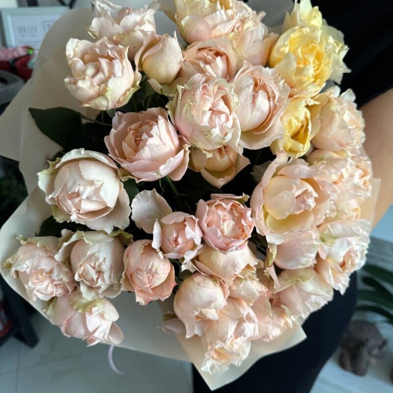 Букет в пионовидных роз