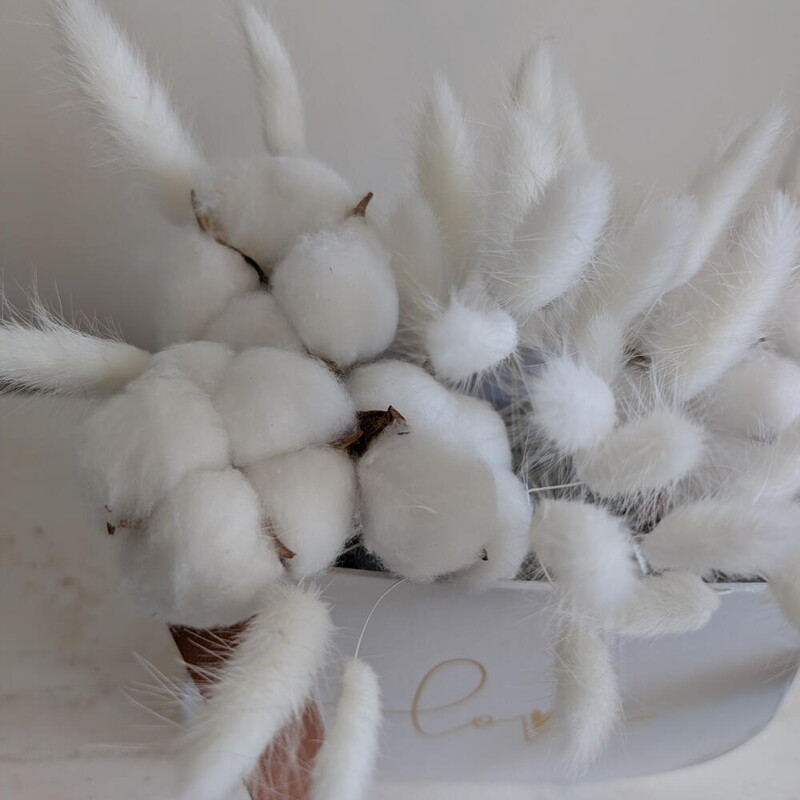 Сумочка с хлопком и лагурусом