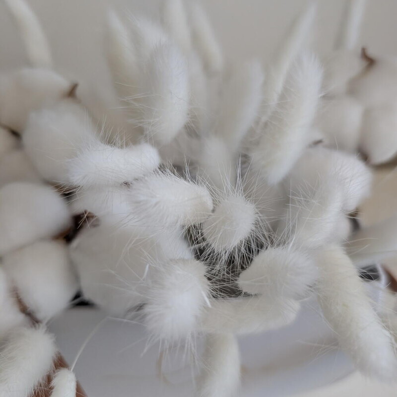 Сумочка с хлопком и лагурусом