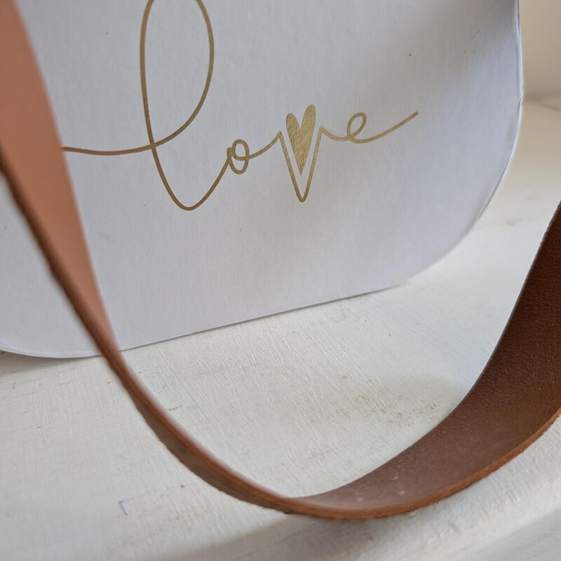 Сумочка с хлопком и лагурусом